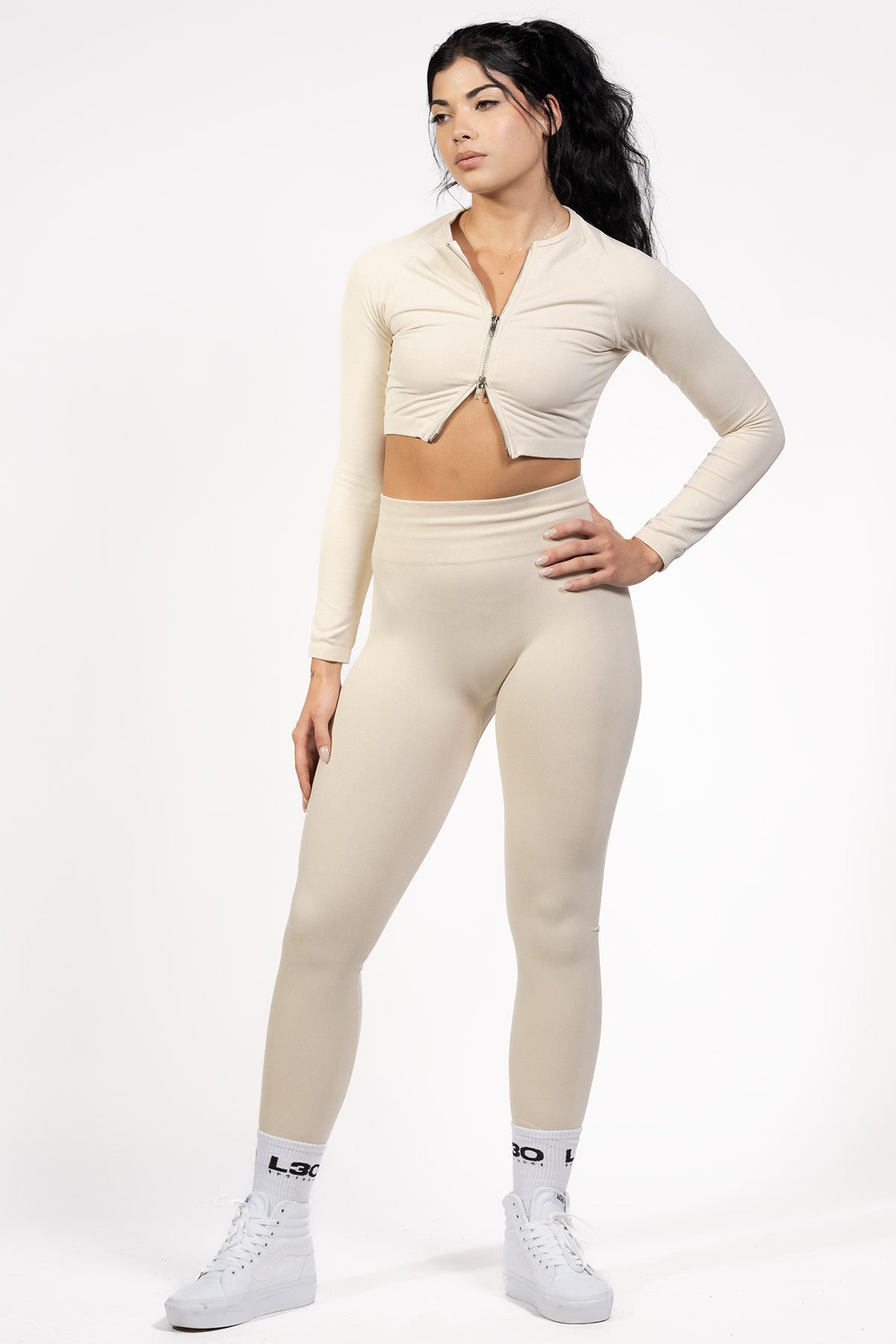 Zara set seamless leggings and top
